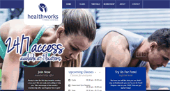 Desktop Screenshot of healthworksfitness.com.au